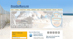Desktop Screenshot of oceanislebeach.com