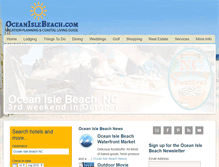Tablet Screenshot of oceanislebeach.com